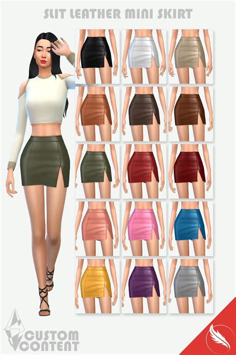 sims 4 chanel mini skirt